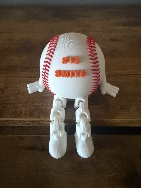 Baseball Custom Slugger with name and number